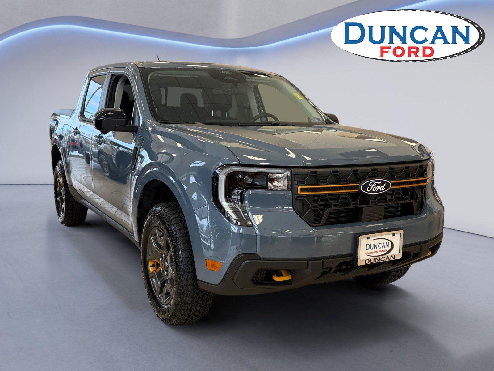 Blue (Azure Gray Metallic) 2026 Ford Maverick Tremor SuperCrew AWD Pickup Truck All-Wheel Drive 8-Speed Automatic