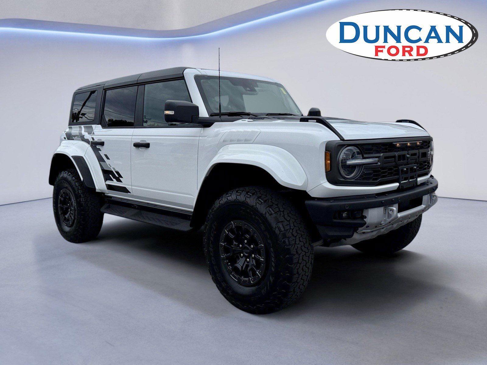 Oxford White 2025 Ford Bronco Raptor 4WD SUV / Crossover Four-Wheel Drive Automatic