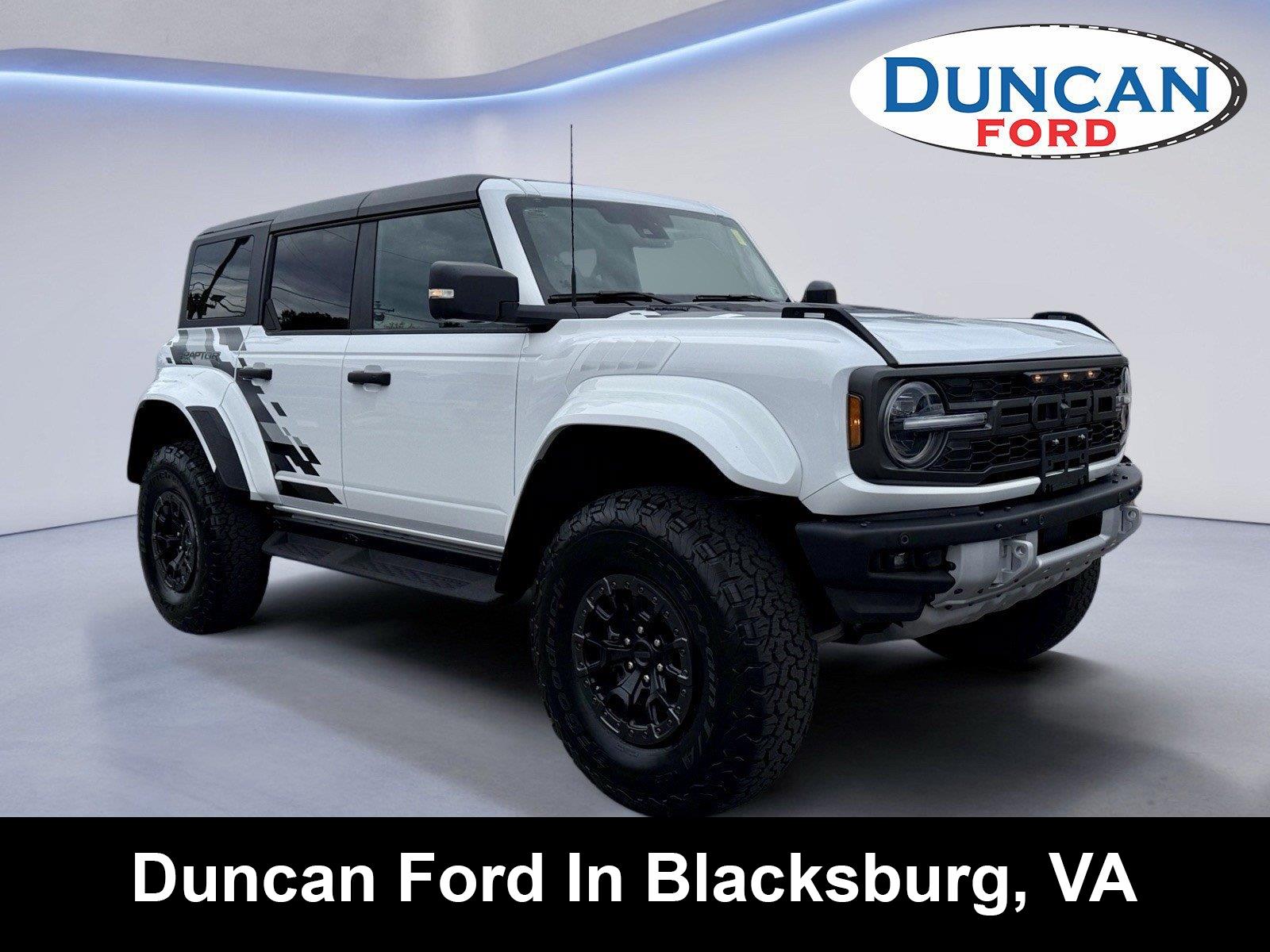 Oxford White 2025 Ford Bronco Raptor SUV / Crossover Four-Wheel Drive Automatic