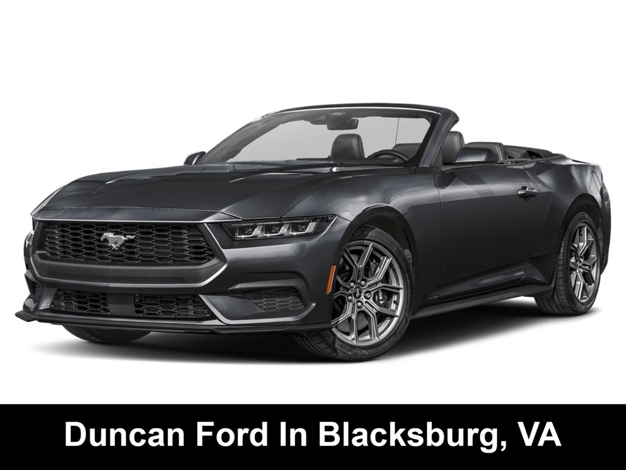 Shadow Black 2026 Ford Mustang Convertible Rear-Wheel Drive Automatic