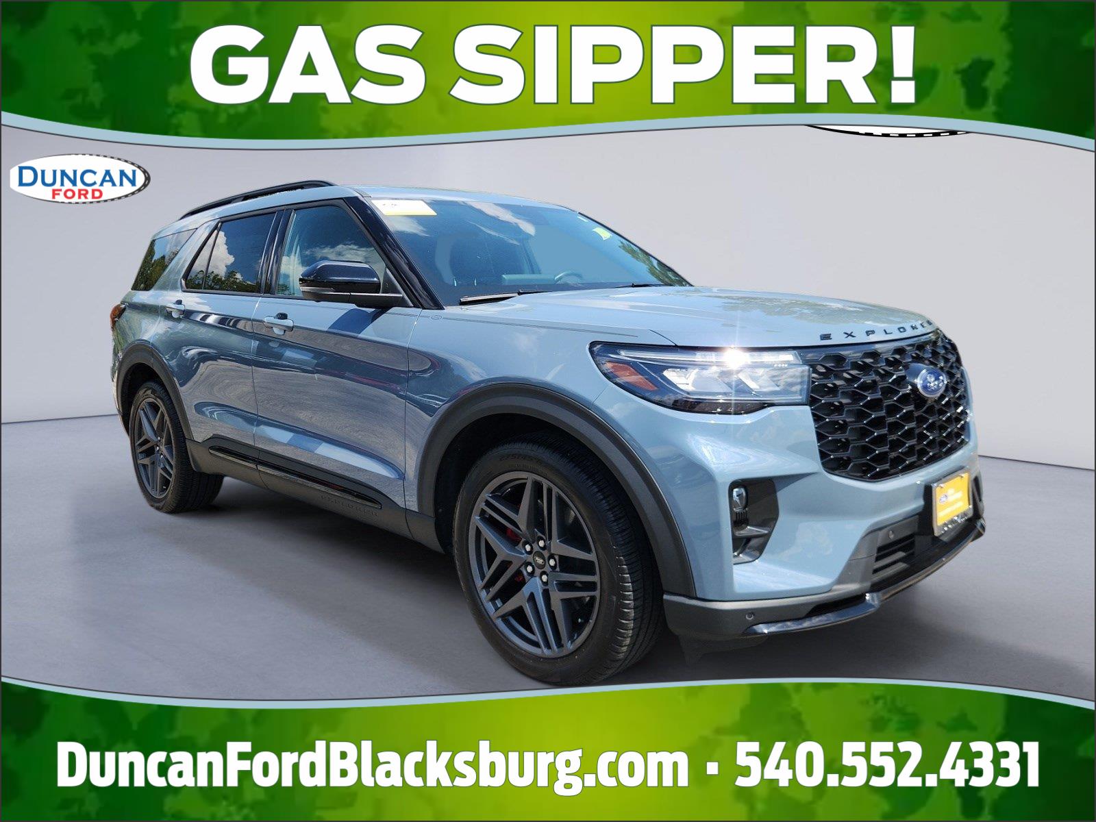 Vapor Blue 2025 Ford Explorer SUV / Crossover All-Wheel Drive Automatic