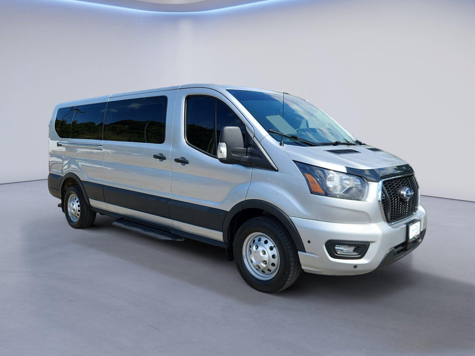 Ingot Silver 2025 Ford Transit Passenger Van All-Wheel Drive Automatic