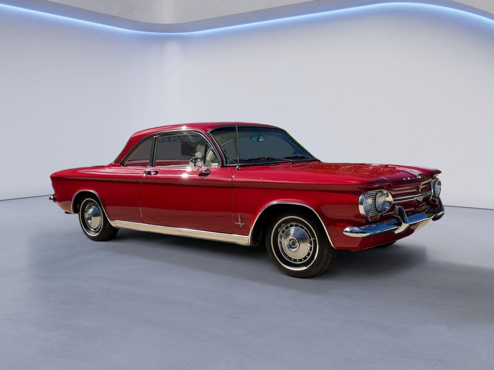 Red 1964 Chevrolet Corvair   