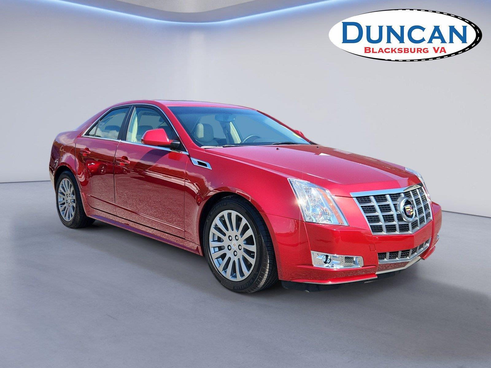 Red (MAROON) 2012 Cadillac CTS Sedan Rear-Wheel Drive