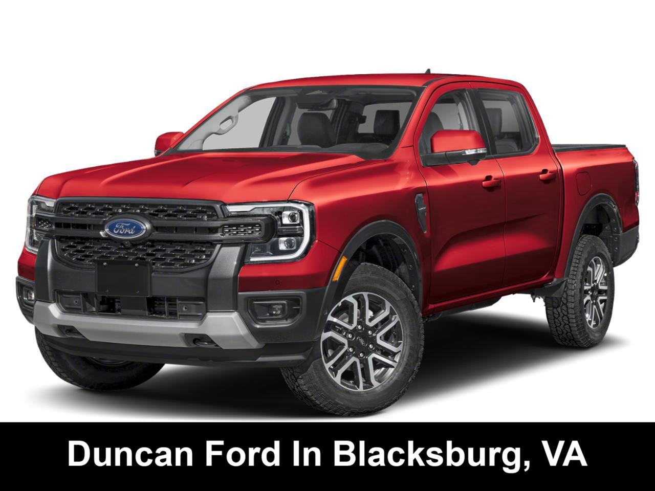 Ruby Red Metallic Tinted Clearcoat 2026 Ford Ranger Pickup Truck Four-Wheel Drive Automatic