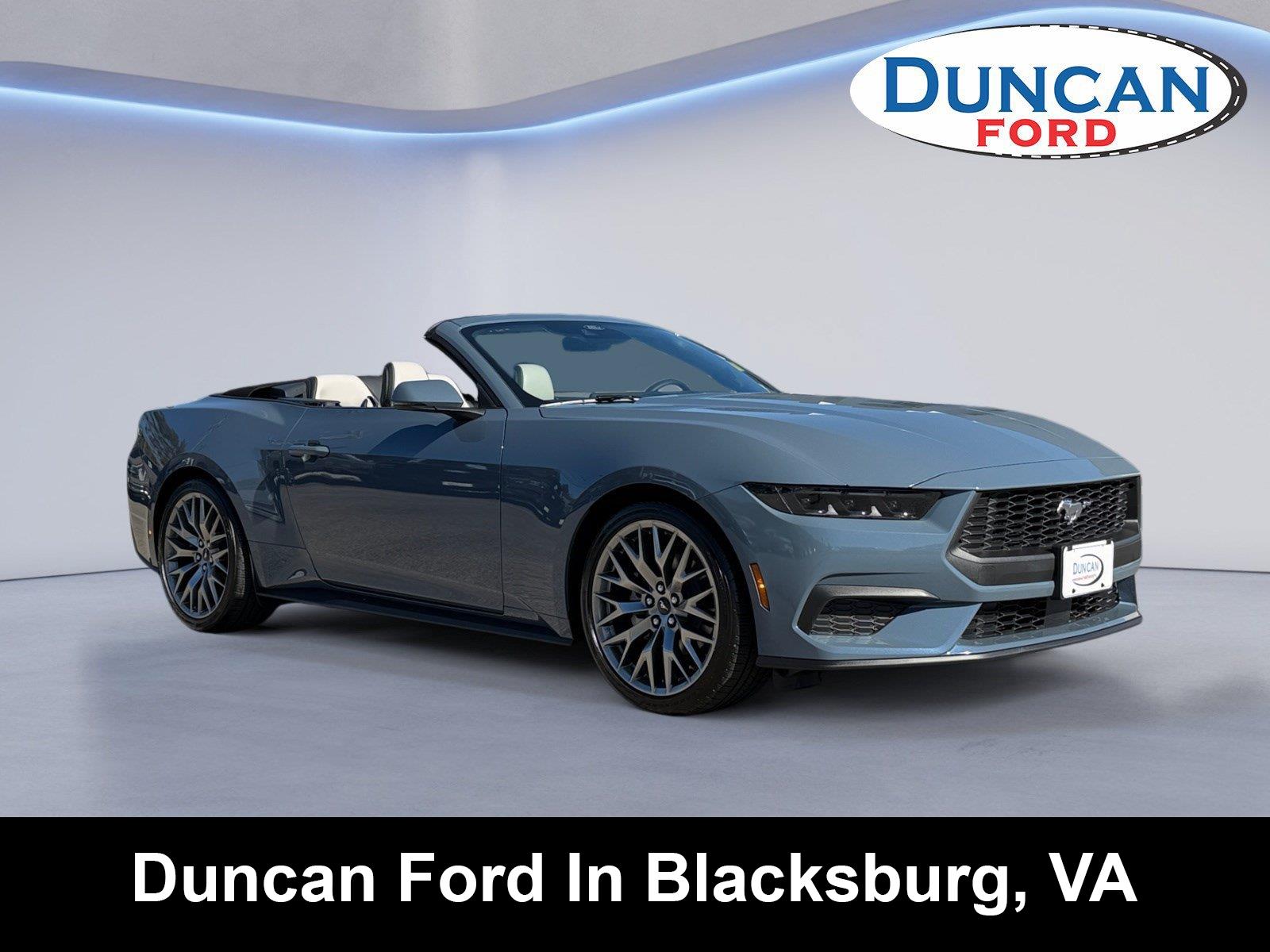 Shadow Black 2026 Ford Mustang Convertible Rear-Wheel Drive Automatic