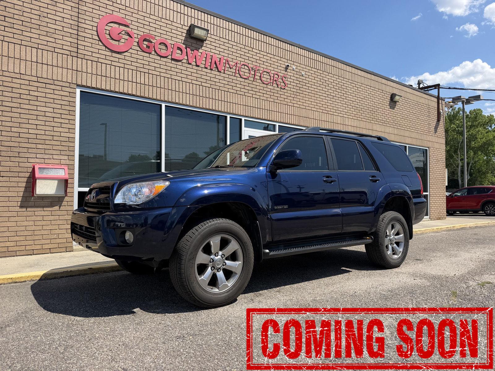 Nautical Blue Metallic 2007 Toyota 4Runner Limited V6 SUV / Crossover Rear-Wheel Drive 5-Speed Automatic