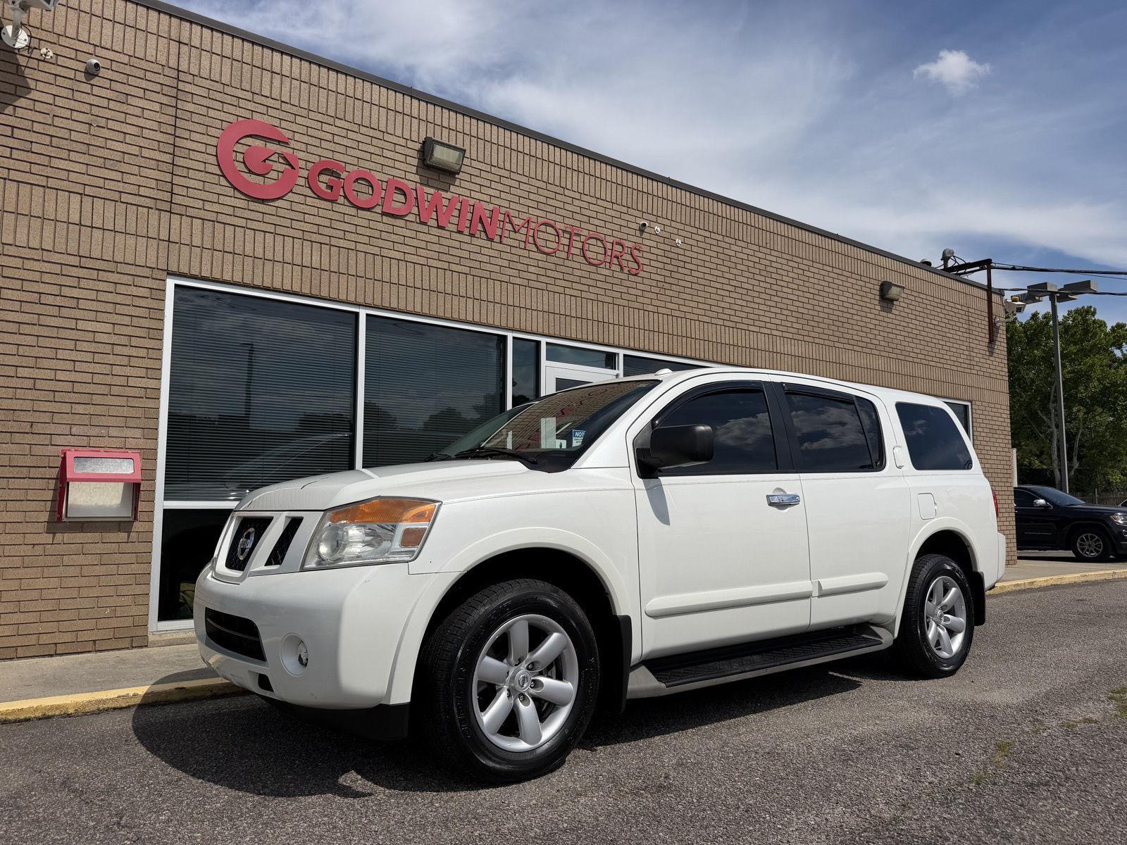 Pearl White 2013 Nissan Armada SV SUV / Crossover 4X2 Automatic