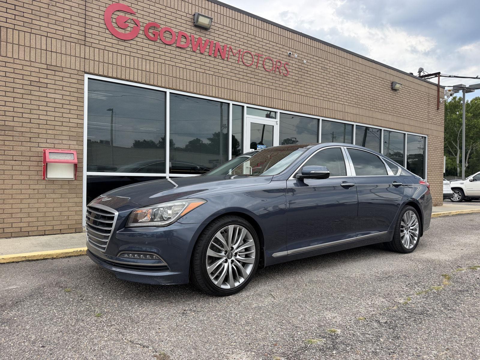 Montecito Blue 2015 Hyundai Genesis Sedan Rear-Wheel Drive Automatic