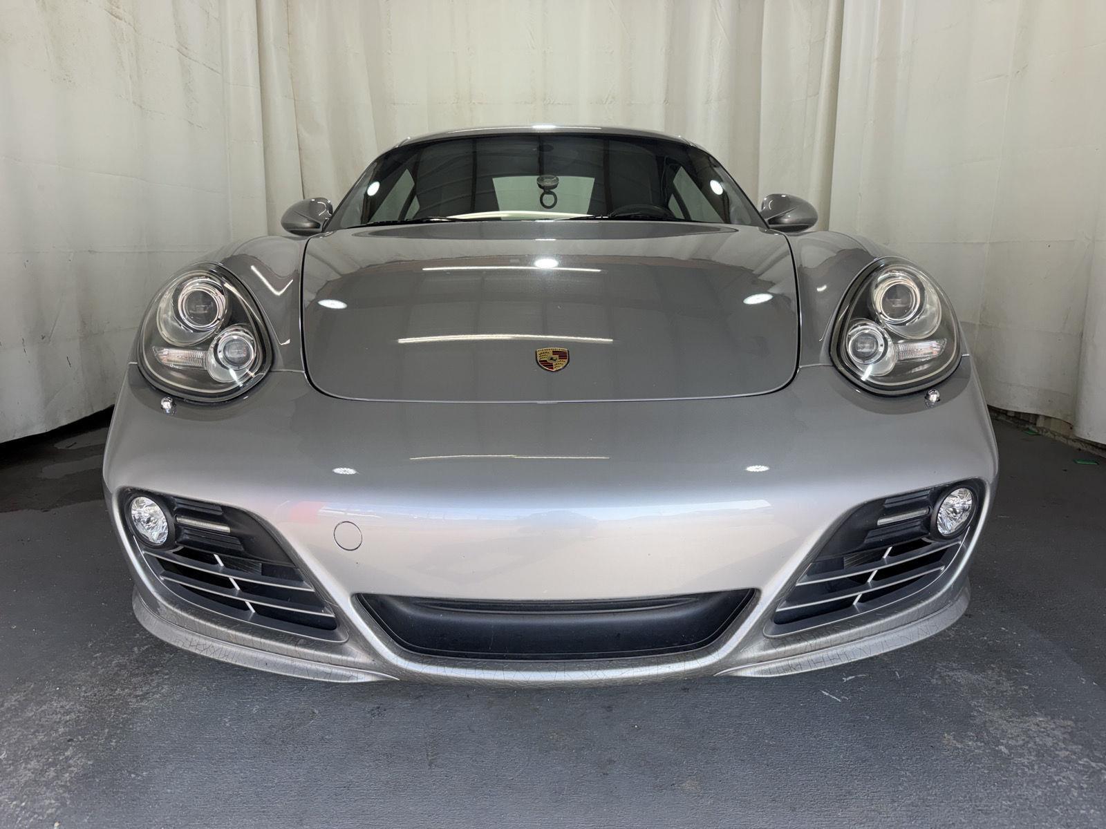 GT Silver Metallic 2010 Porsche Cayman Coupe Rear-Wheel Drive 6-Speed Manual