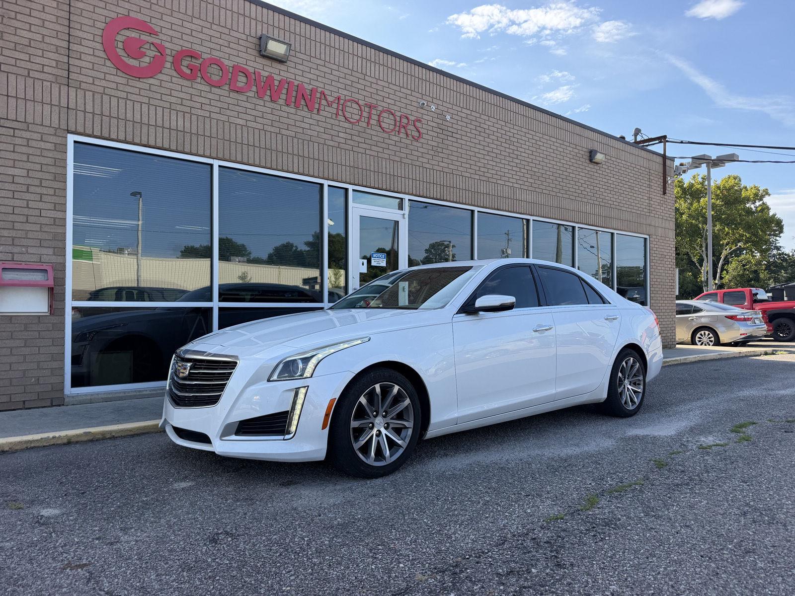 Crystal White Tricoat 2016 Cadillac CTS Sedan Rear-Wheel Drive 8-Speed Automatic