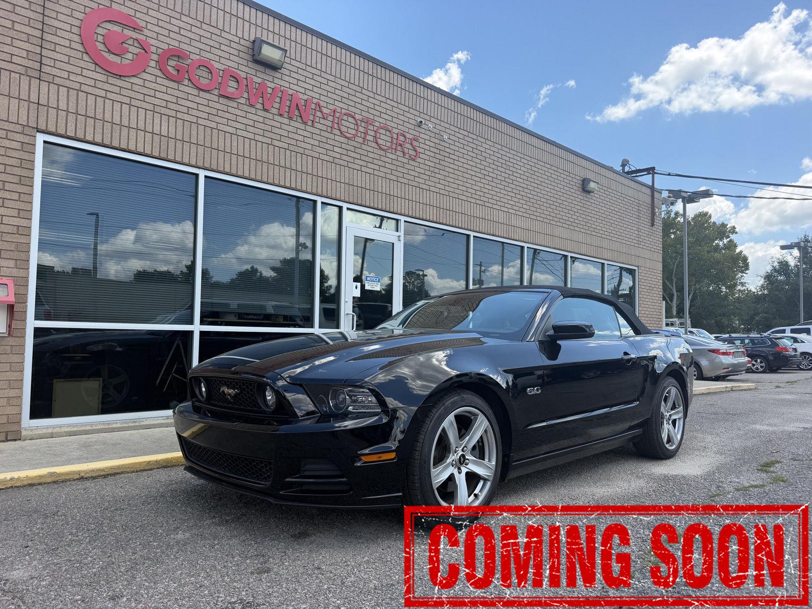 Black 2014 Ford Mustang Convertible Rear-Wheel Drive 6-Speed Manual