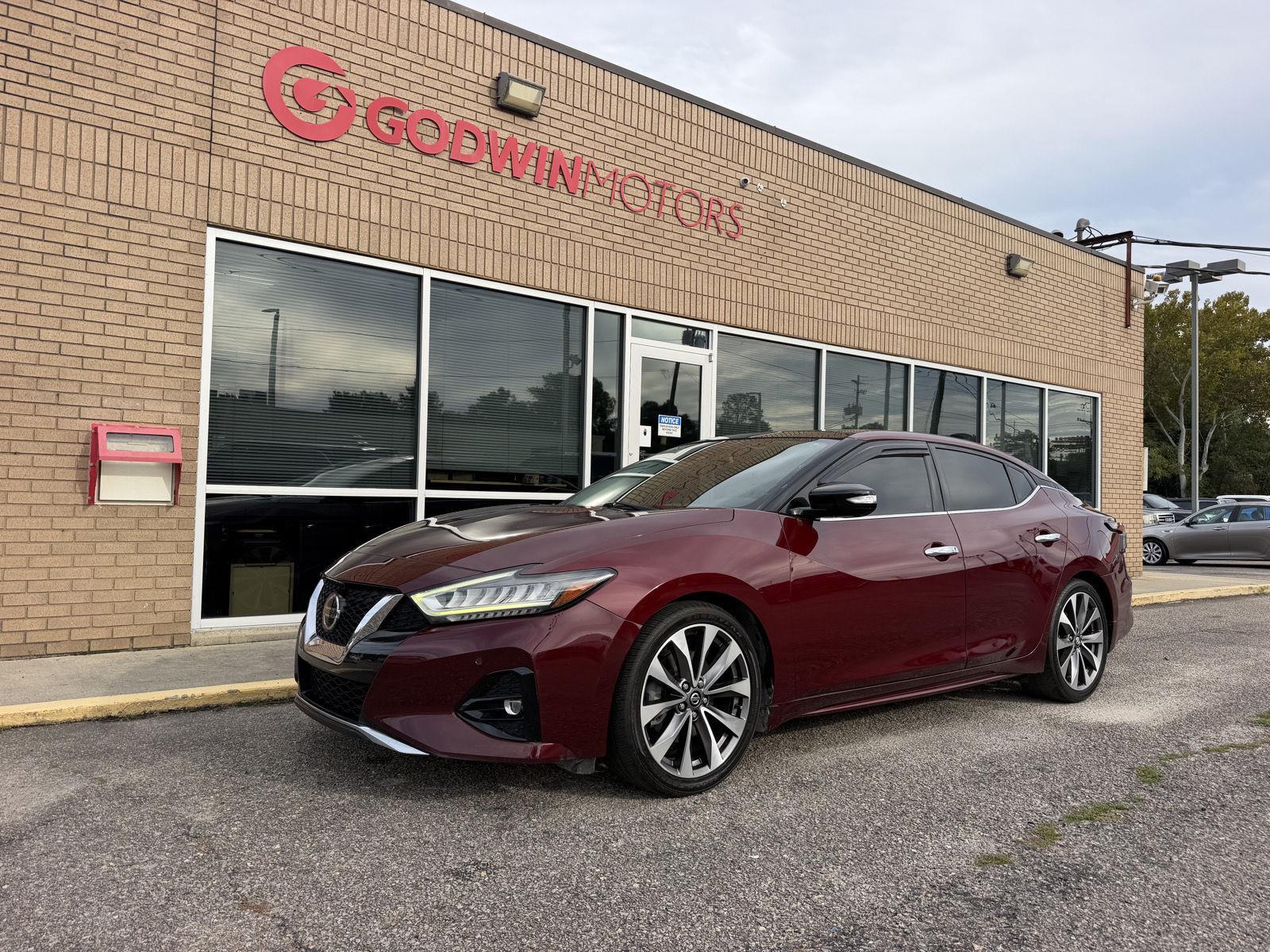 Carnelian Red Tintcoat 2019 Nissan Maxima Sedan Front-Wheel Drive Continuously Variable Transmission
