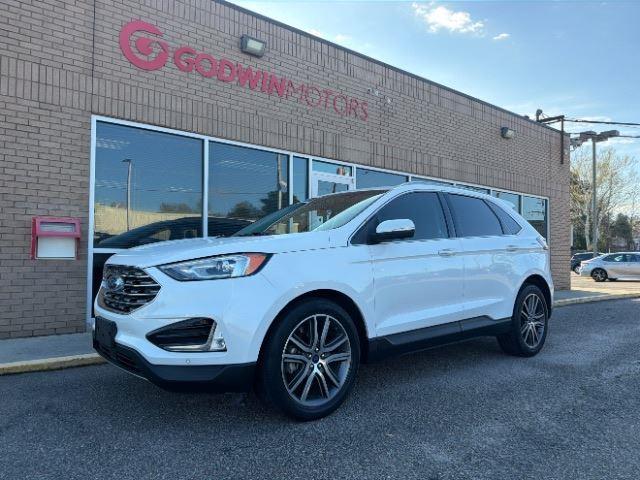 Star White Metallic Tri-Coat 2020 Ford Edge SUV / Crossover Front-Wheel Drive 8-Speed Automatic