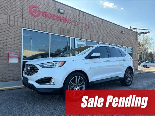 Star White Metallic Tri-Coat 2020 Ford Edge SUV / Crossover Front-Wheel Drive 8-Speed Automatic