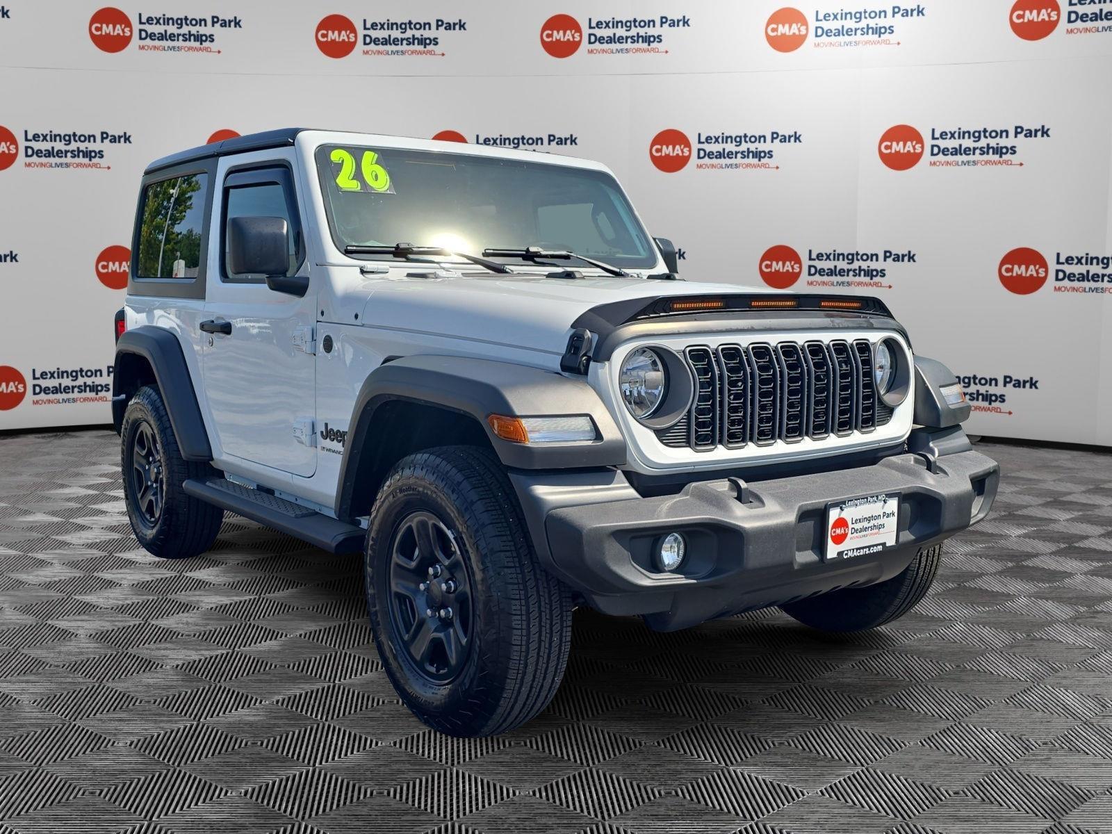 Bright White Clearcoat 2026 Jeep Wrangler SUV / Crossover Four-Wheel Drive 8-Speed Automatic