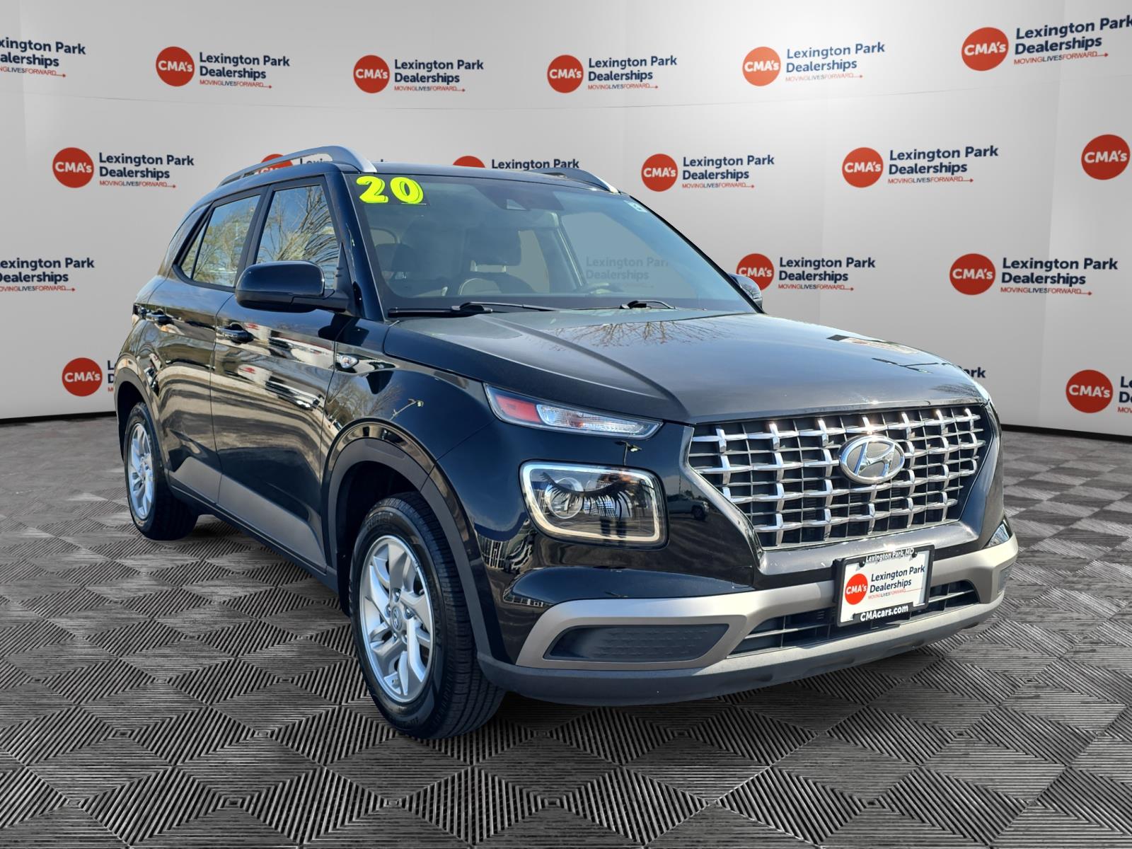 Black Noir Pearl 2020 Hyundai Venue SEL FWD SUV / Crossover Front-Wheel Drive Continuously Variable Transmission