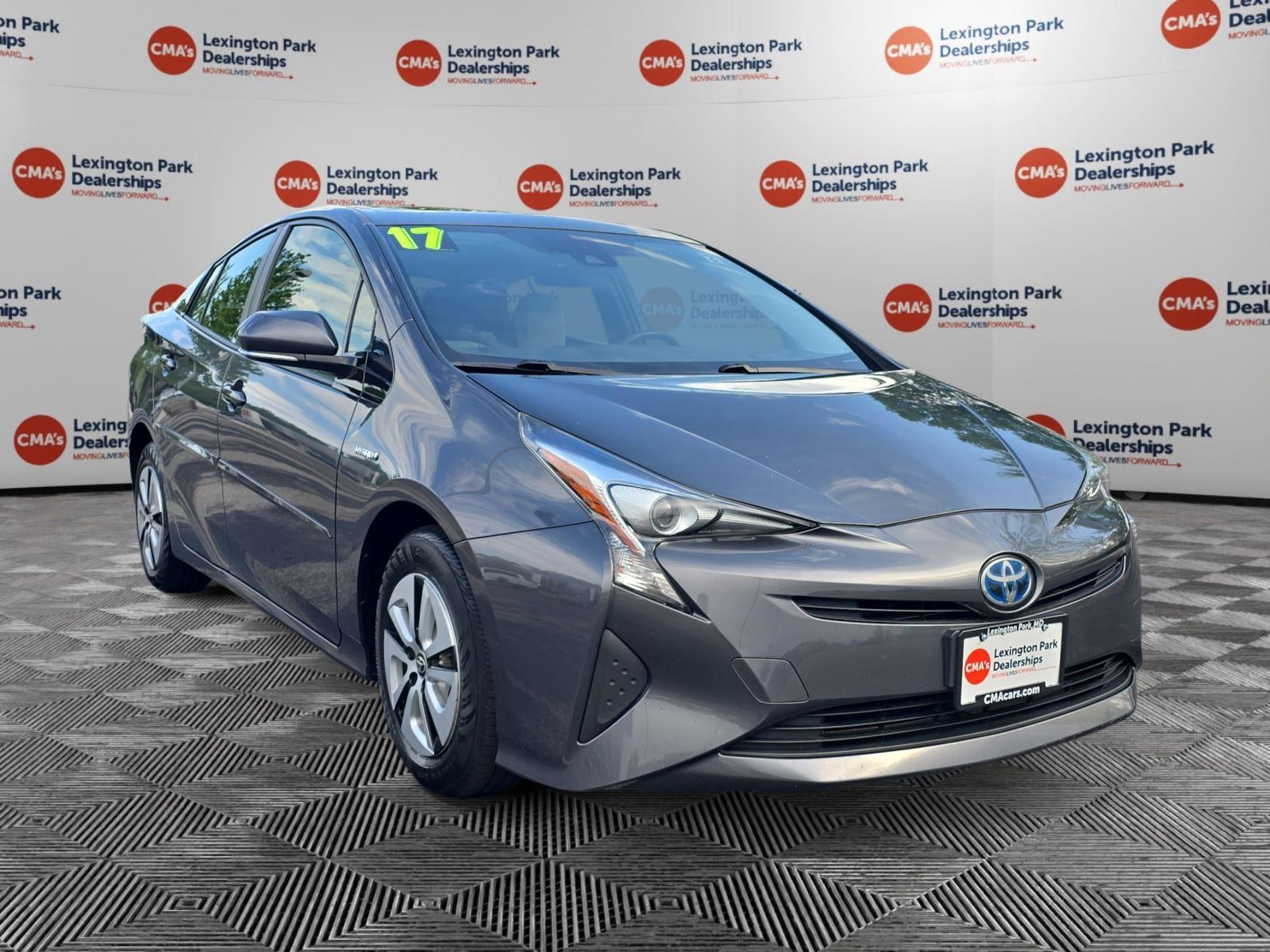 Magnetic Gray Metallic 2017 Toyota Prius Three FWD Hatchback Front-Wheel Drive Continuously Variable Transmission