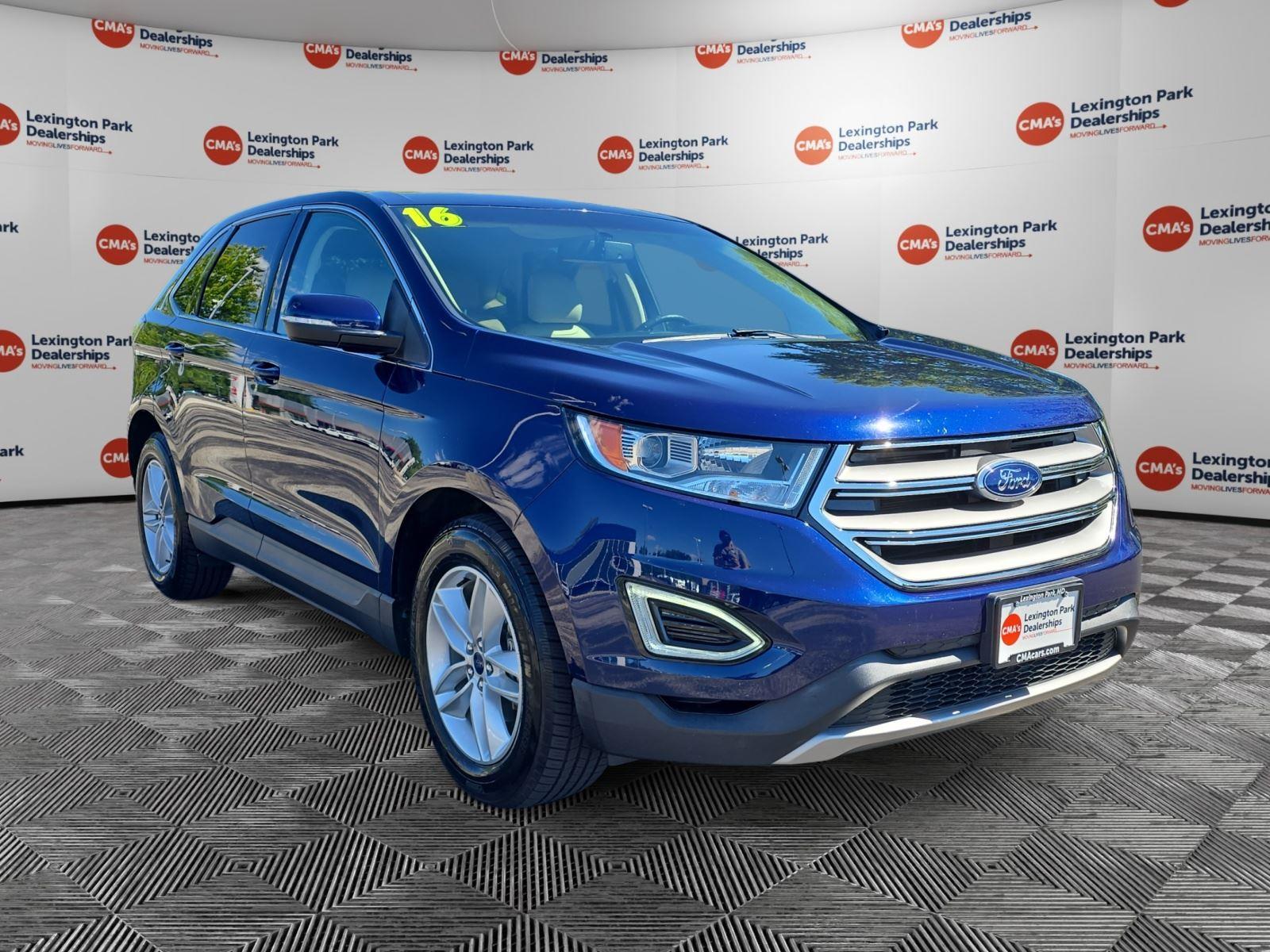 Kona Blue 2016 Ford Edge SEL SUV / Crossover Front-Wheel Drive 6-Speed Automatic