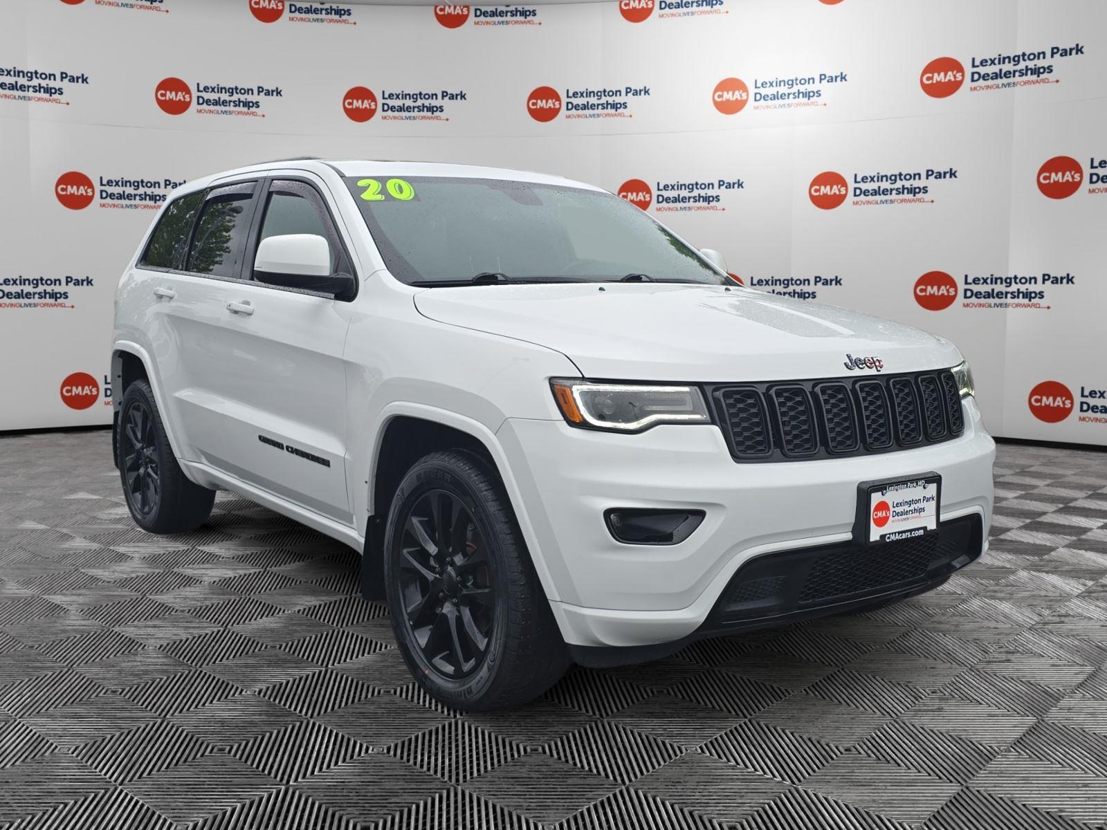 Bright White Clearcoat 2020 Jeep Grand Cherokee Altitude 4WD SUV / Crossover Four-Wheel Drive 8-Speed Automatic