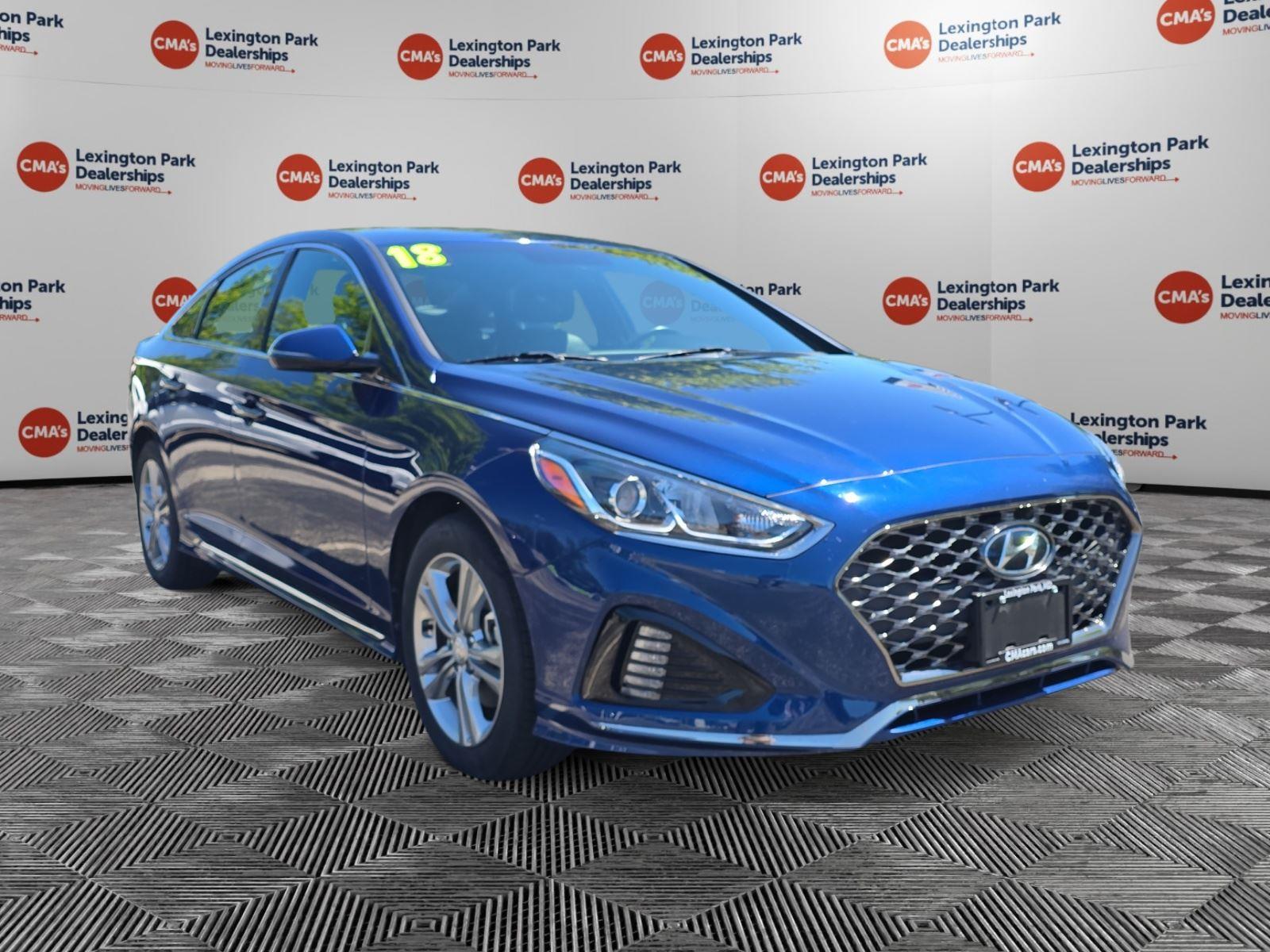 Lakeside Blue 2018 Hyundai Sonata Sport FWD Sedan Front-Wheel Drive Automatic