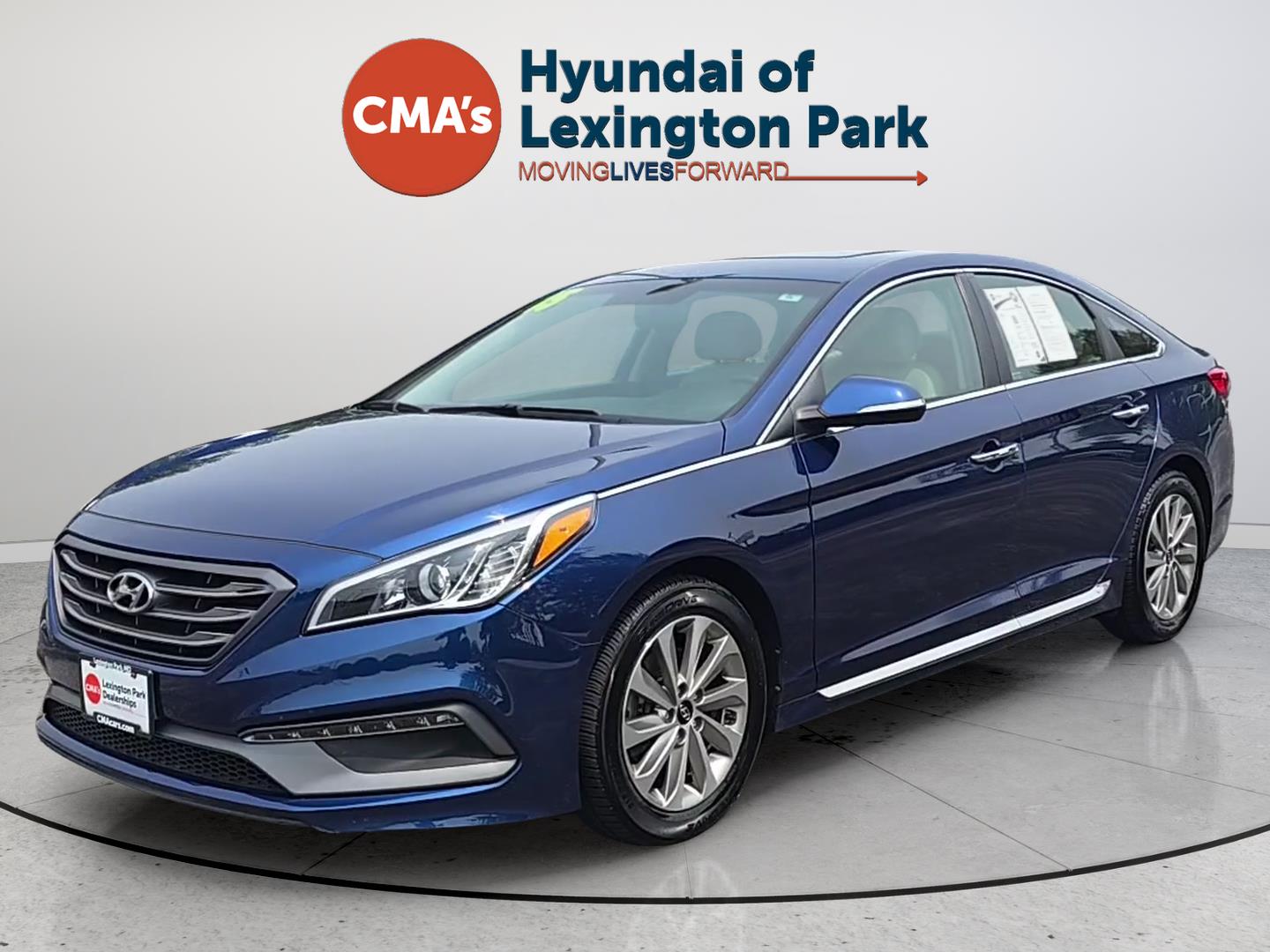 Lakeside Blue 2015 Hyundai Sonata Sedan Front-Wheel Drive Automatic