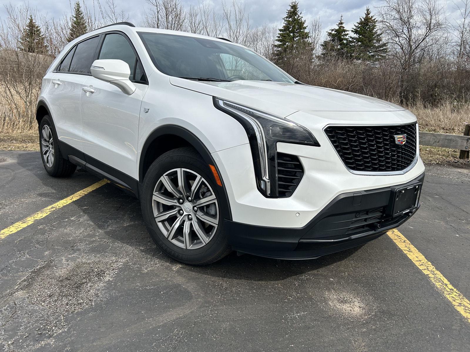 Crystal White Tricoat 2023 Cadillac XT4 Sport AWD SUV / Crossover Four-Wheel Drive 9-Speed Automatic