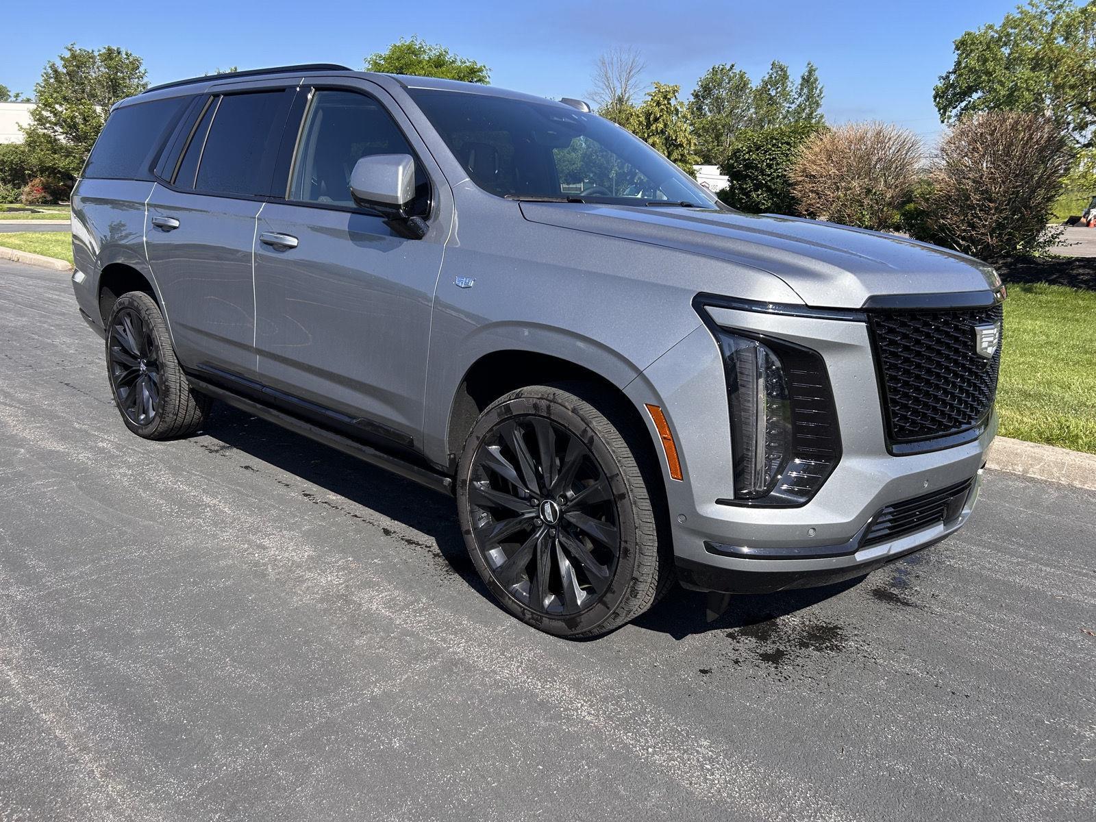 Argent Silver Metallic 2025 Cadillac Escalade SUV / Crossover Four-Wheel Drive Automatic