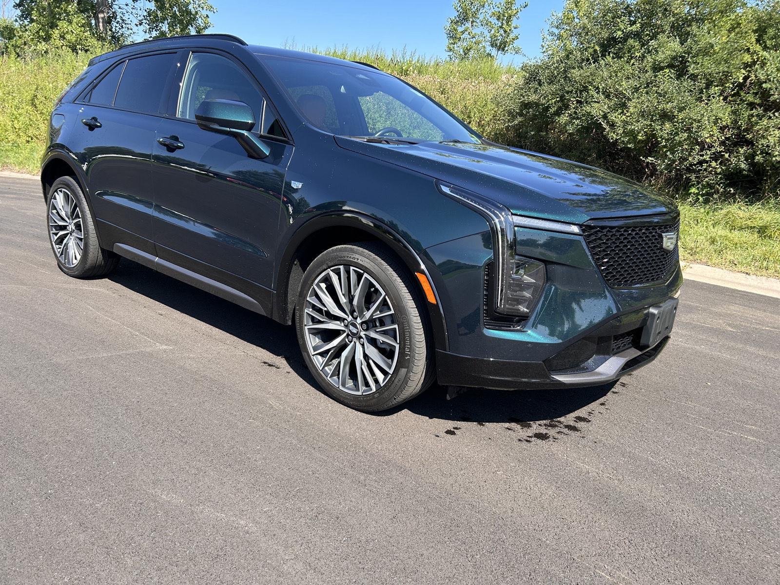 Emerald Lake Metallic 2024 Cadillac XT4 SUV / Crossover Four-Wheel Drive 9-Speed Automatic