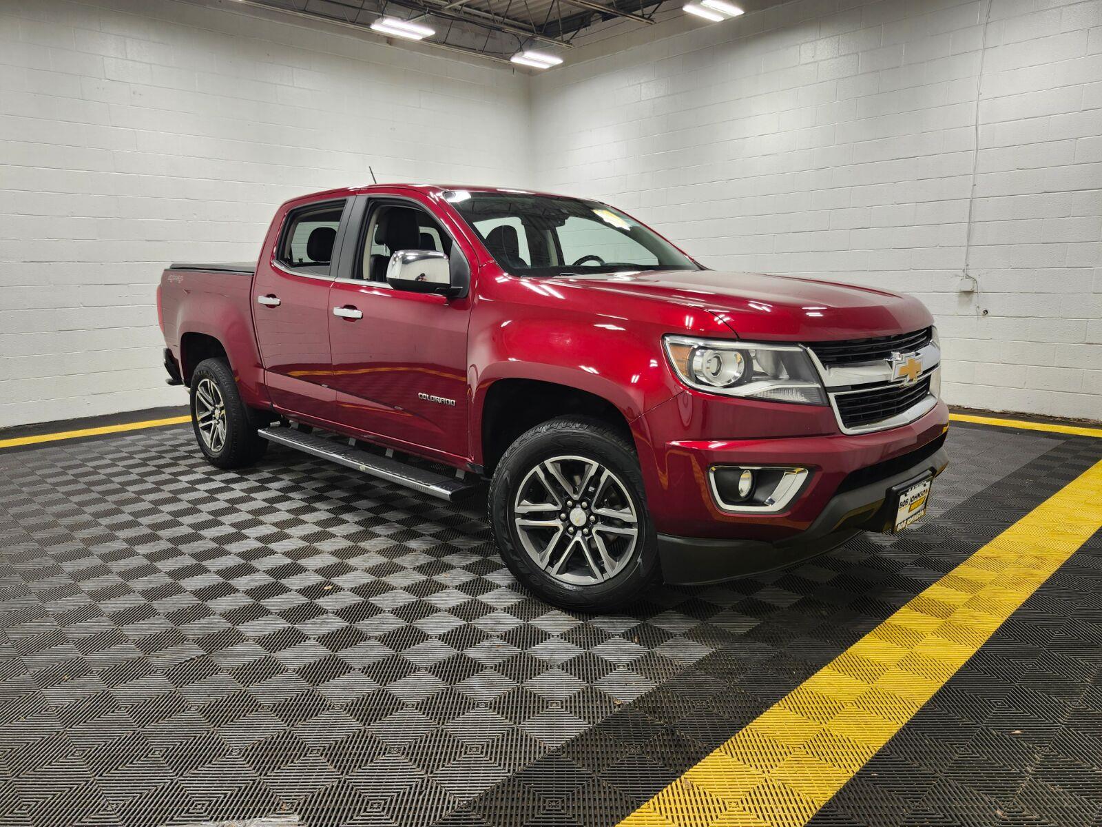 Cajun Red Tintcoat 2019 Chevrolet Colorado Pickup Truck Four-Wheel Drive 8-Speed Automatic