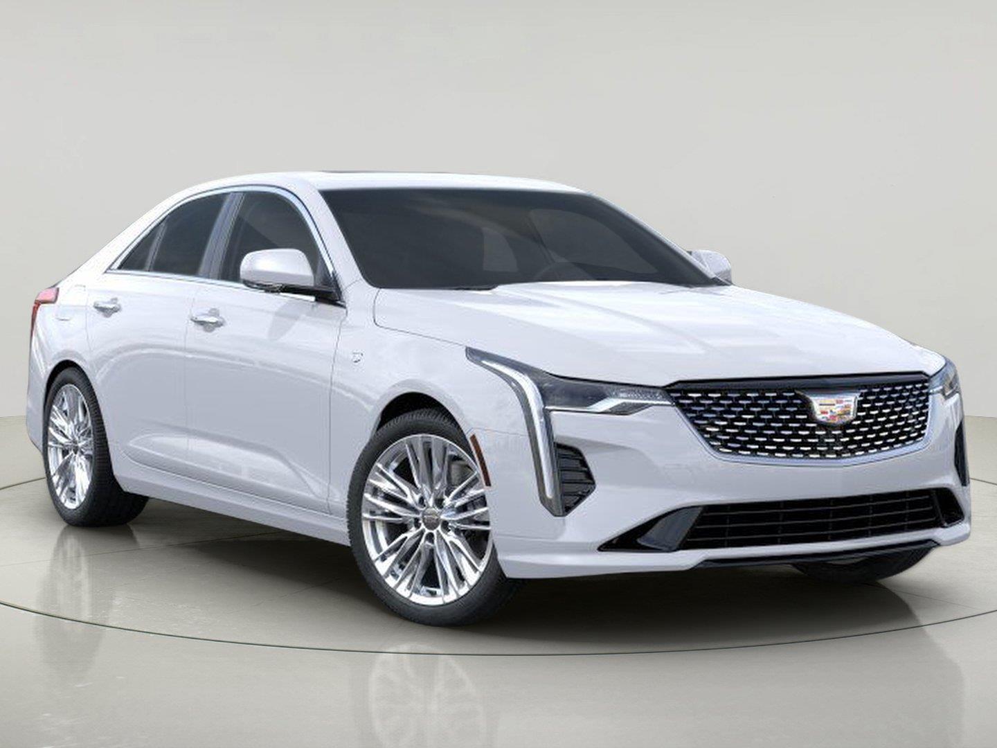 Vibrant White Tricoat 2026 Cadillac CT4 Sedan All-Wheel Drive 8-Speed Automatic