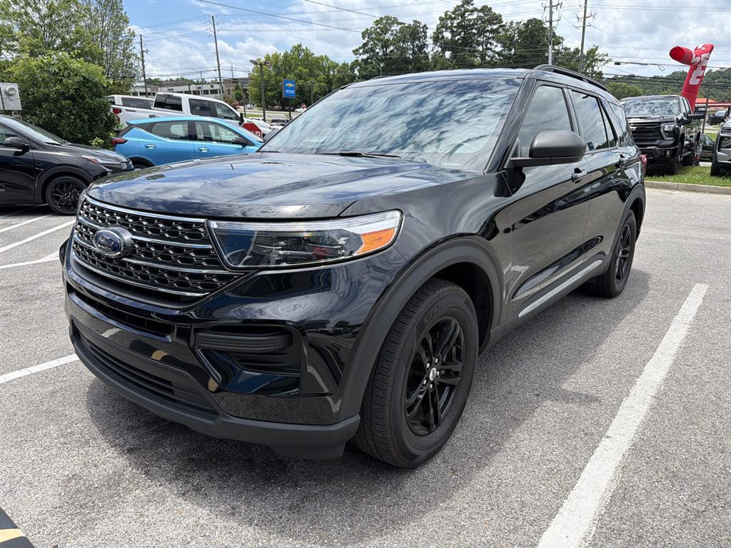Agate Black Metallic 2022 Ford Explorer SUV / Crossover Rear-Wheel Drive Automatic