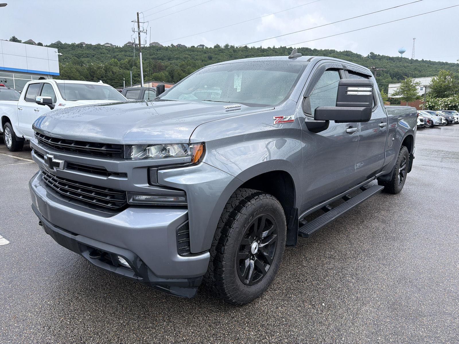 Gray (Satin Steel Metallic) 2020 Chevrolet Silverado 1500 Pickup Truck Four-Wheel Drive 8-Speed Automatic