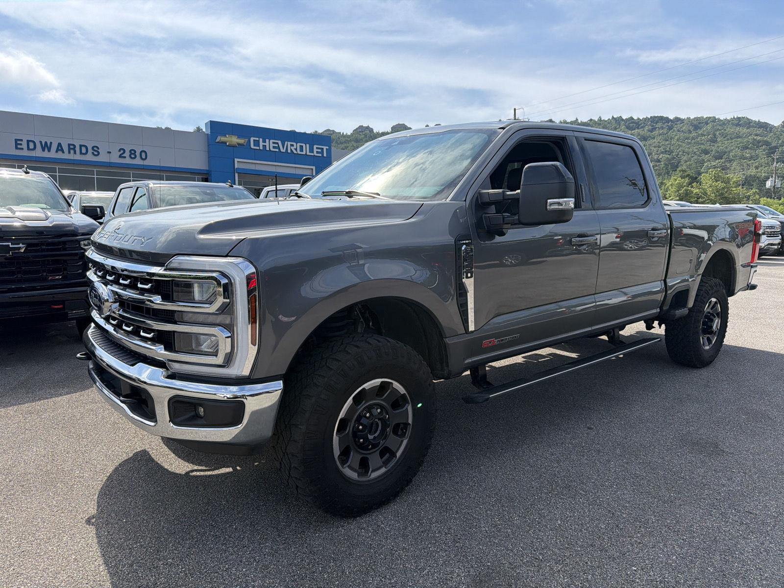 Carbonized Gray Metallic 2024 Ford F-350 Super Duty Pickup Truck Four-Wheel Drive Automatic