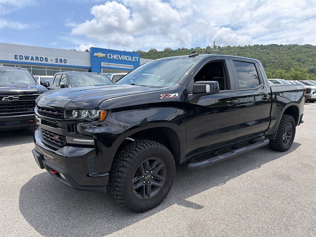 Black 2020 Chevrolet Silverado 1500 Pickup Truck Four-Wheel Drive Automatic