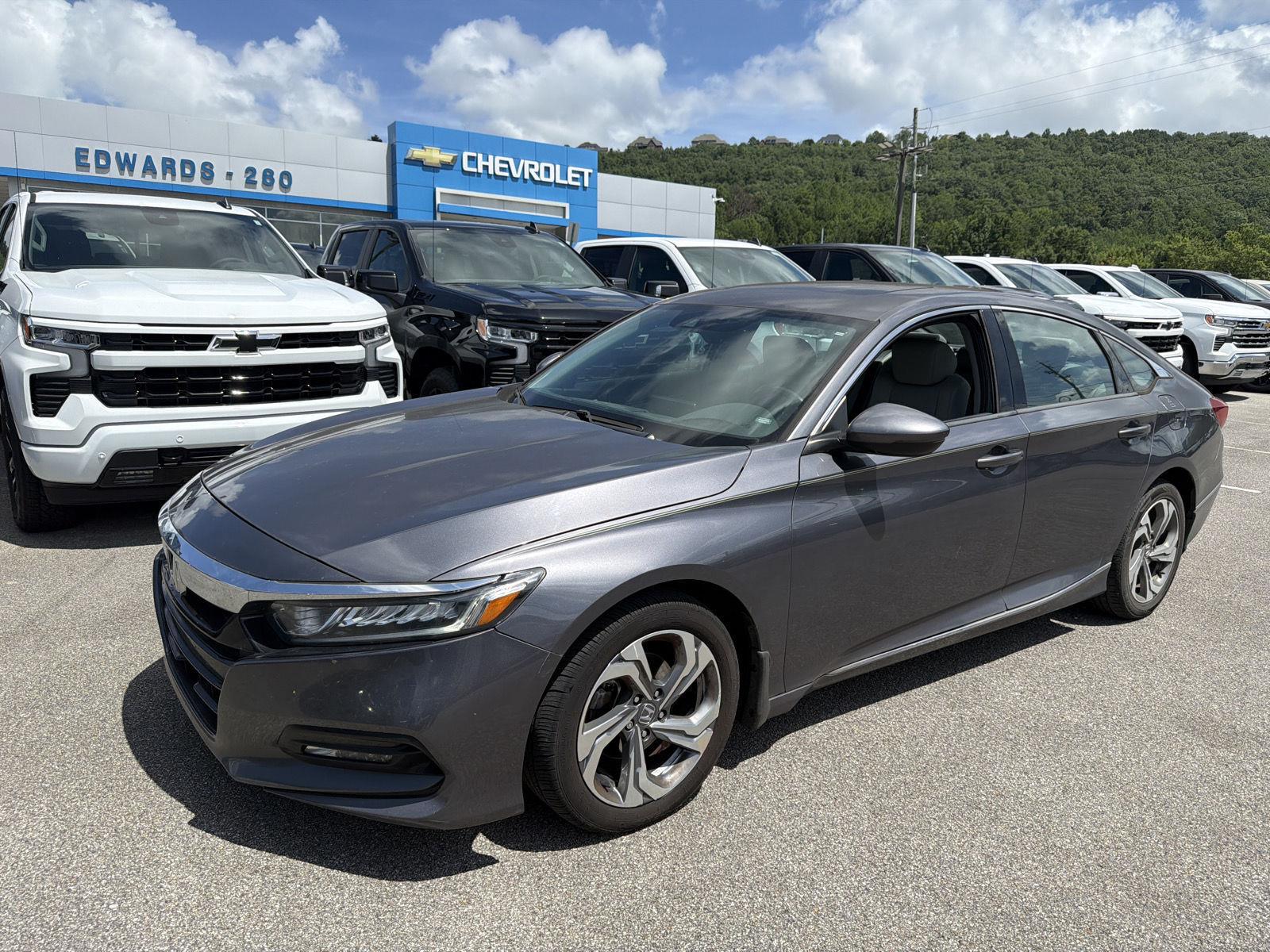 Gray (Modern Steel Metallic) 2020 Honda Accord Sedan Front-Wheel Drive Continuously Variable Transmission