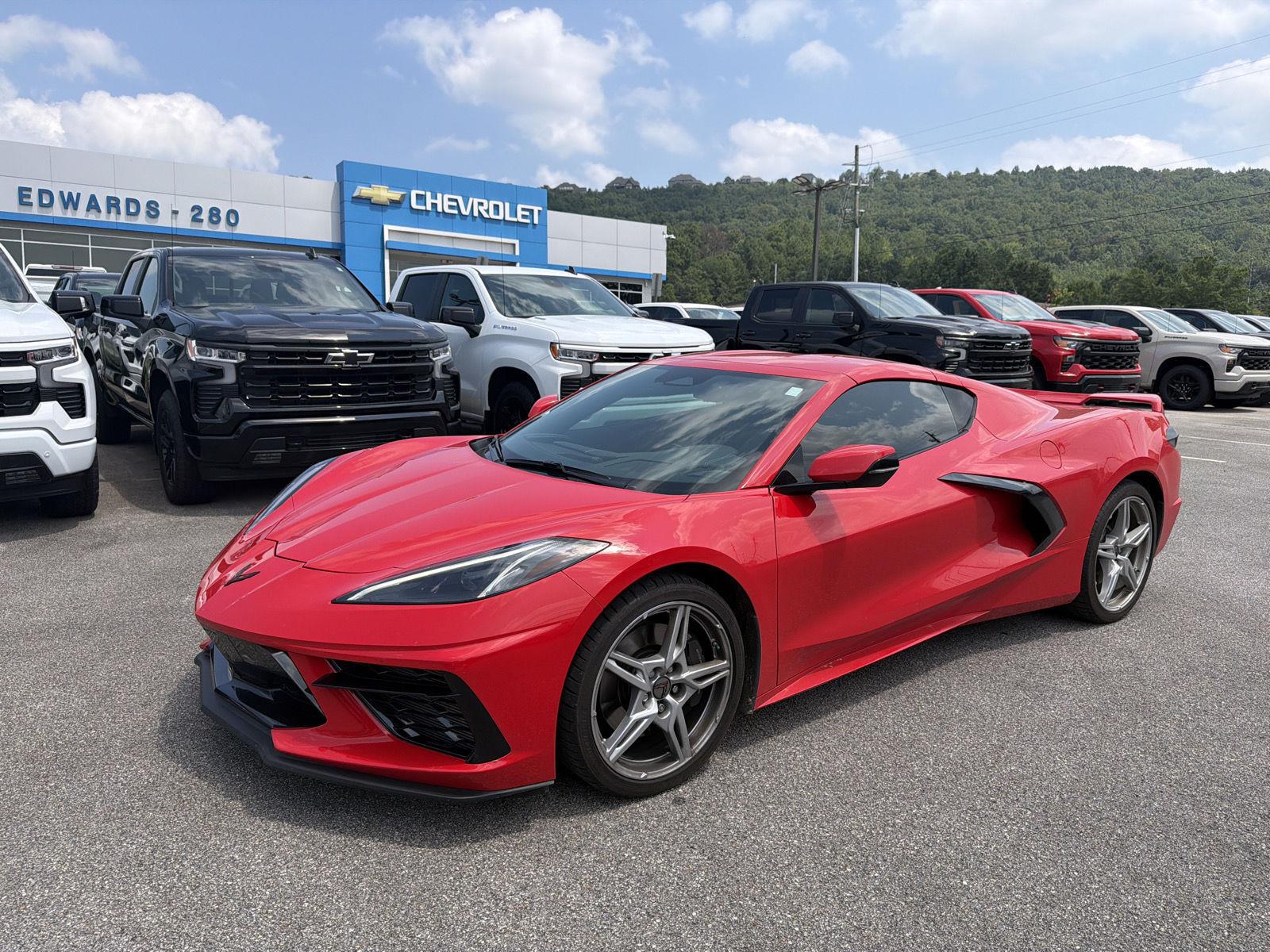 Torch Red 2024 Chevrolet Corvette Coupe Rear-Wheel Drive 8-Speed Dual Clutch
