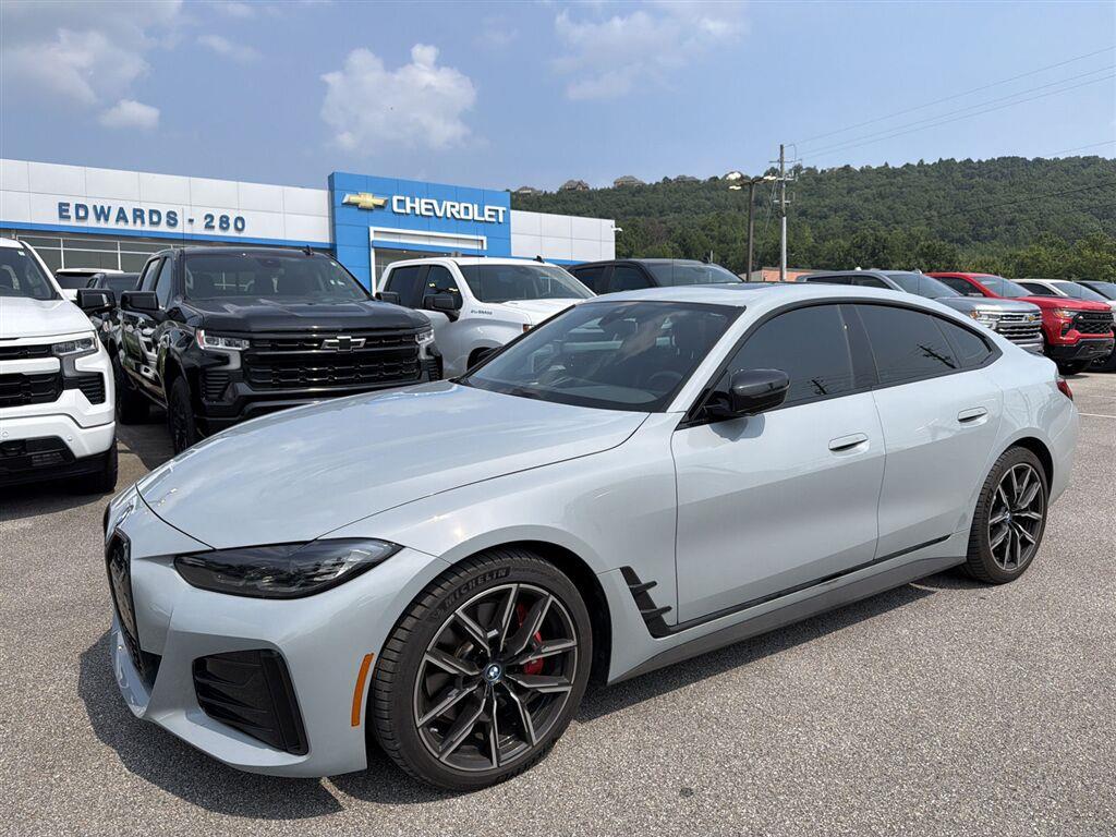 Gray (Brooklyn Grey Metallic) 2023 BMW i4 Sedan Rear-Wheel Drive Automatic