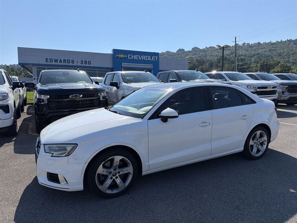 Glacier White Metallic 2018 Audi A3 Sedan Front-Wheel Drive Automatic