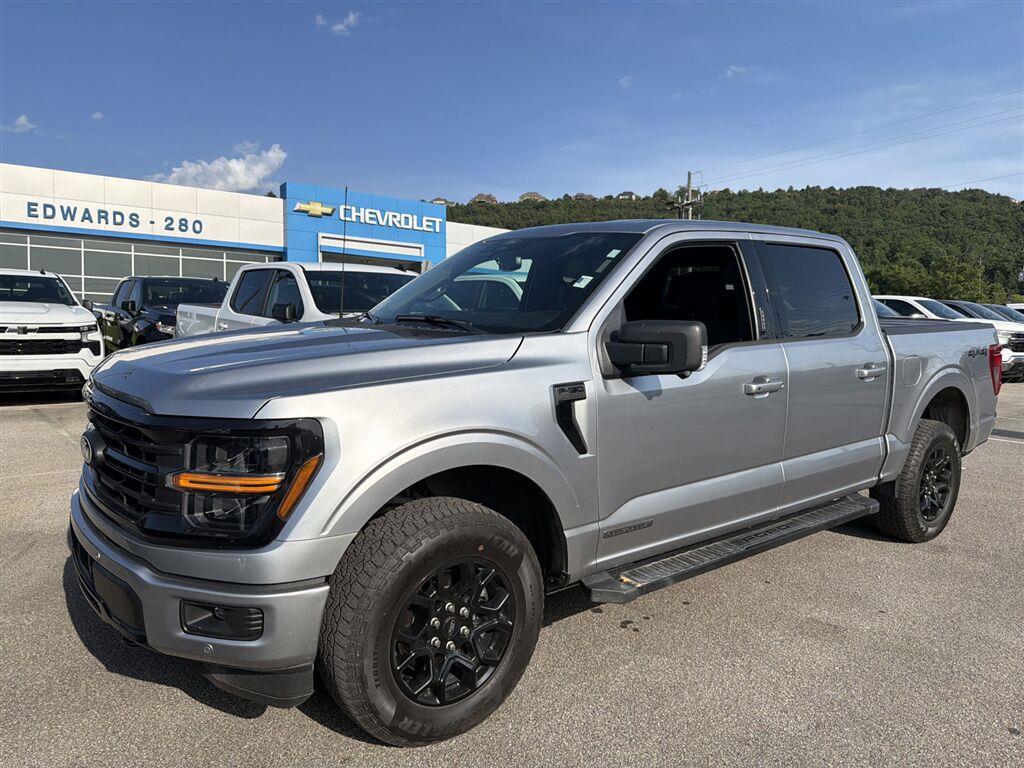 Iconic Silver Metallic 2024 Ford F-150 Pickup Truck Four-Wheel Drive Automatic