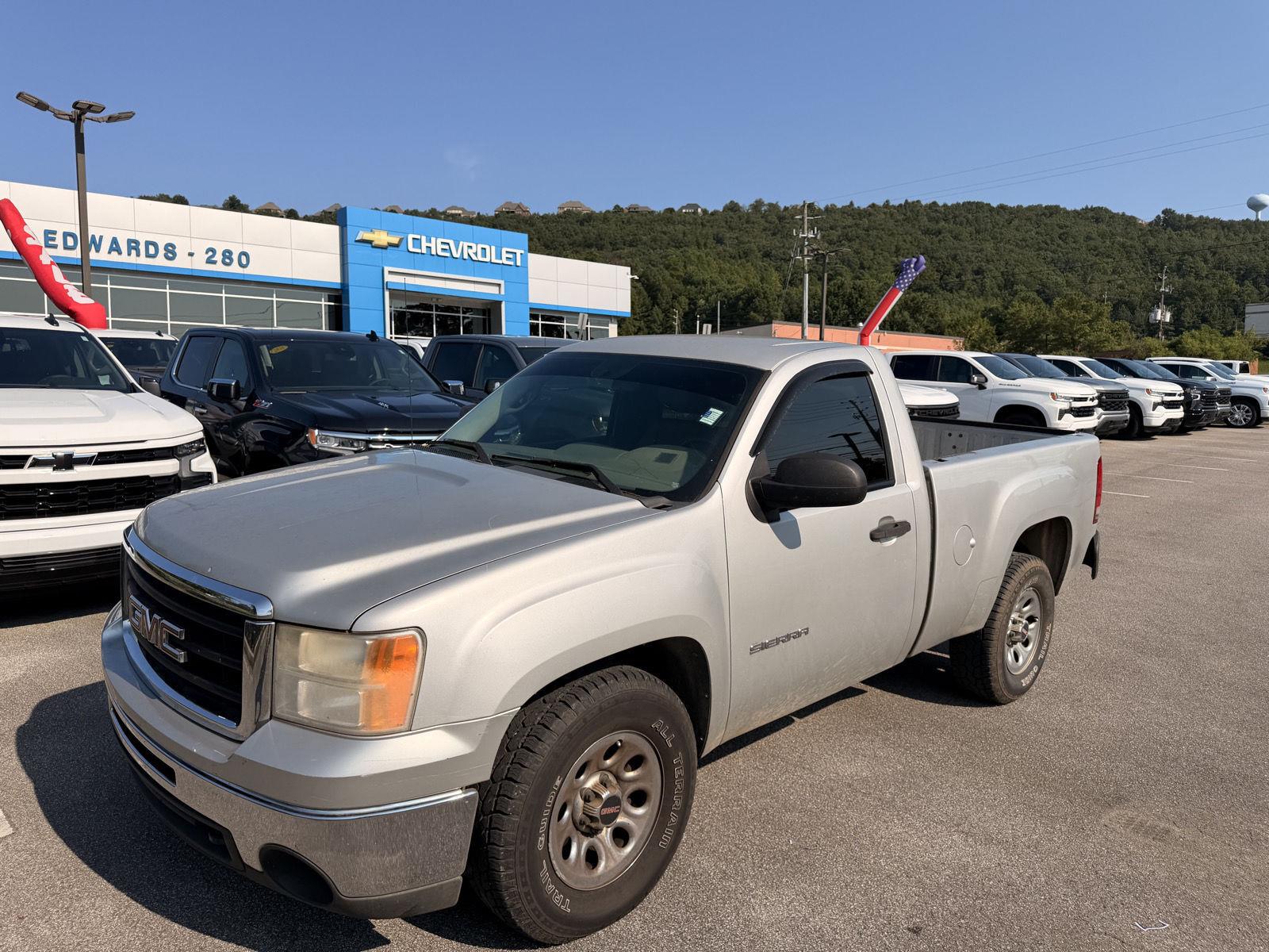 Pure Silver Metallic 2010 GMC Sierra 1500 Pickup Truck 4X2 4-Speed Automatic