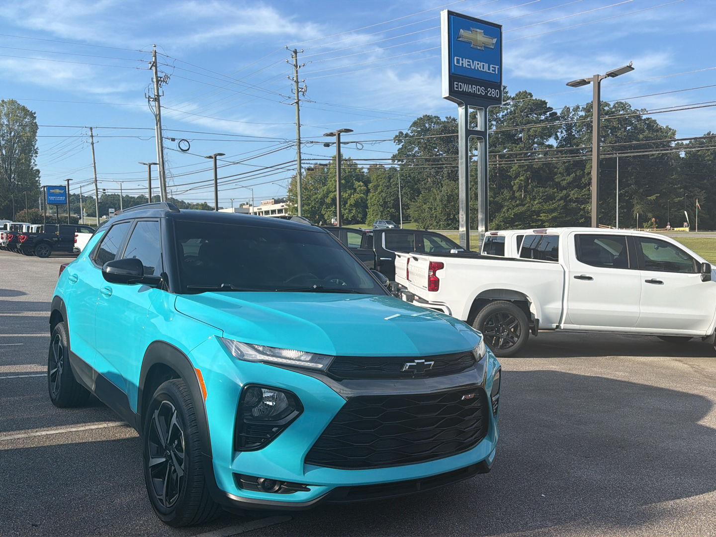 Oasis Blue 2022 Chevrolet Trailblazer SUV / Crossover Front-Wheel Drive Continuously Variable Transmission