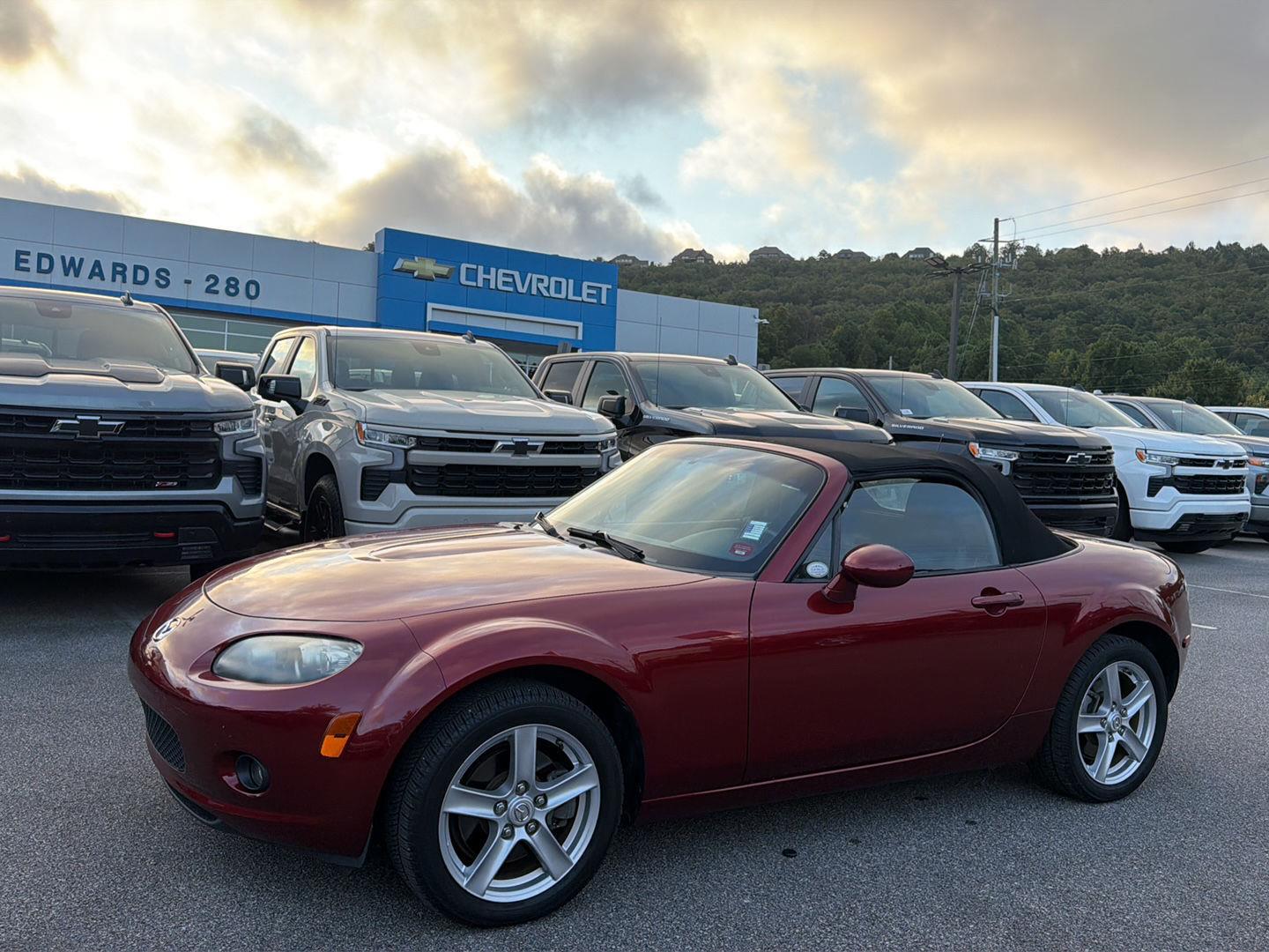 Copper Red Mica 2008 Mazda MX-5 Miata Convertible Rear-Wheel Drive Automatic