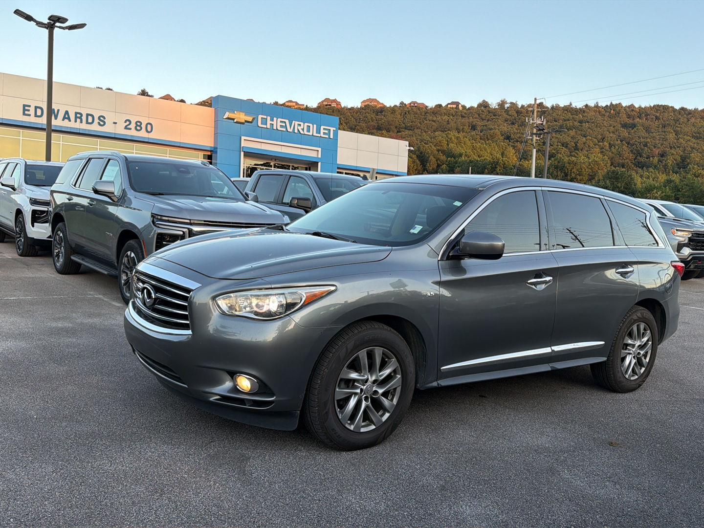 Gray (Graphite Shadow) 2015 INFINITI QX60 SUV / Crossover Front-Wheel Drive Continuously Variable Transmission