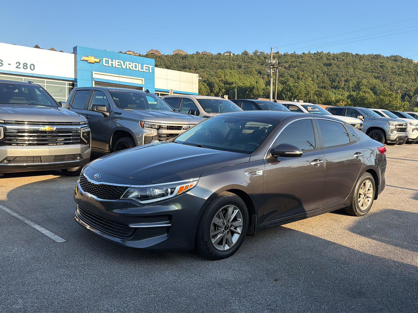 Gray (Platinum Graphite) 2017 Kia Optima Sedan Front-Wheel Drive Automatic