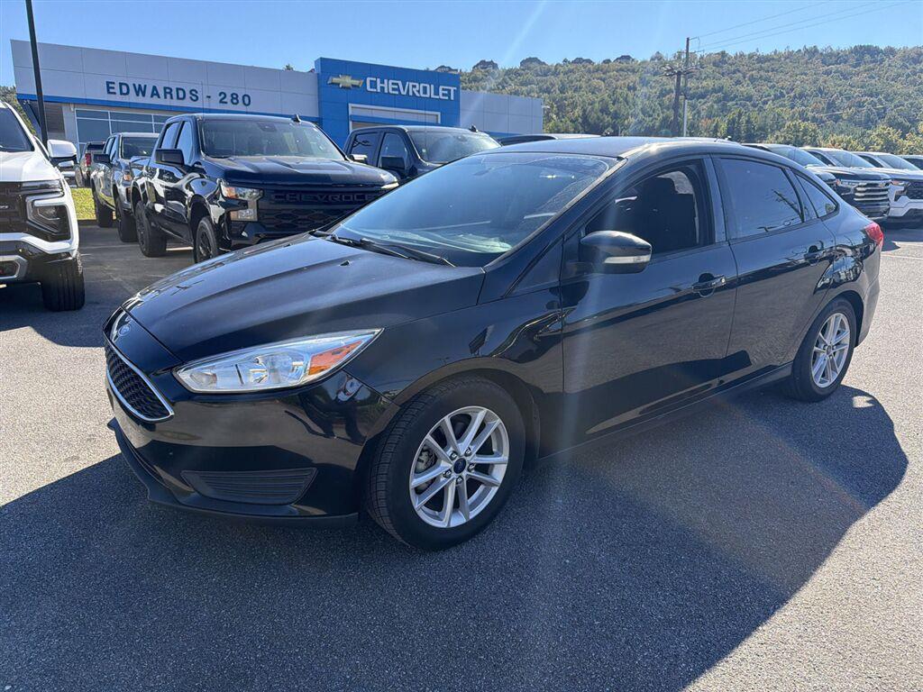 Shadow Black 2017 Ford Focus Sedan Front-Wheel Drive 6-Speed Manual