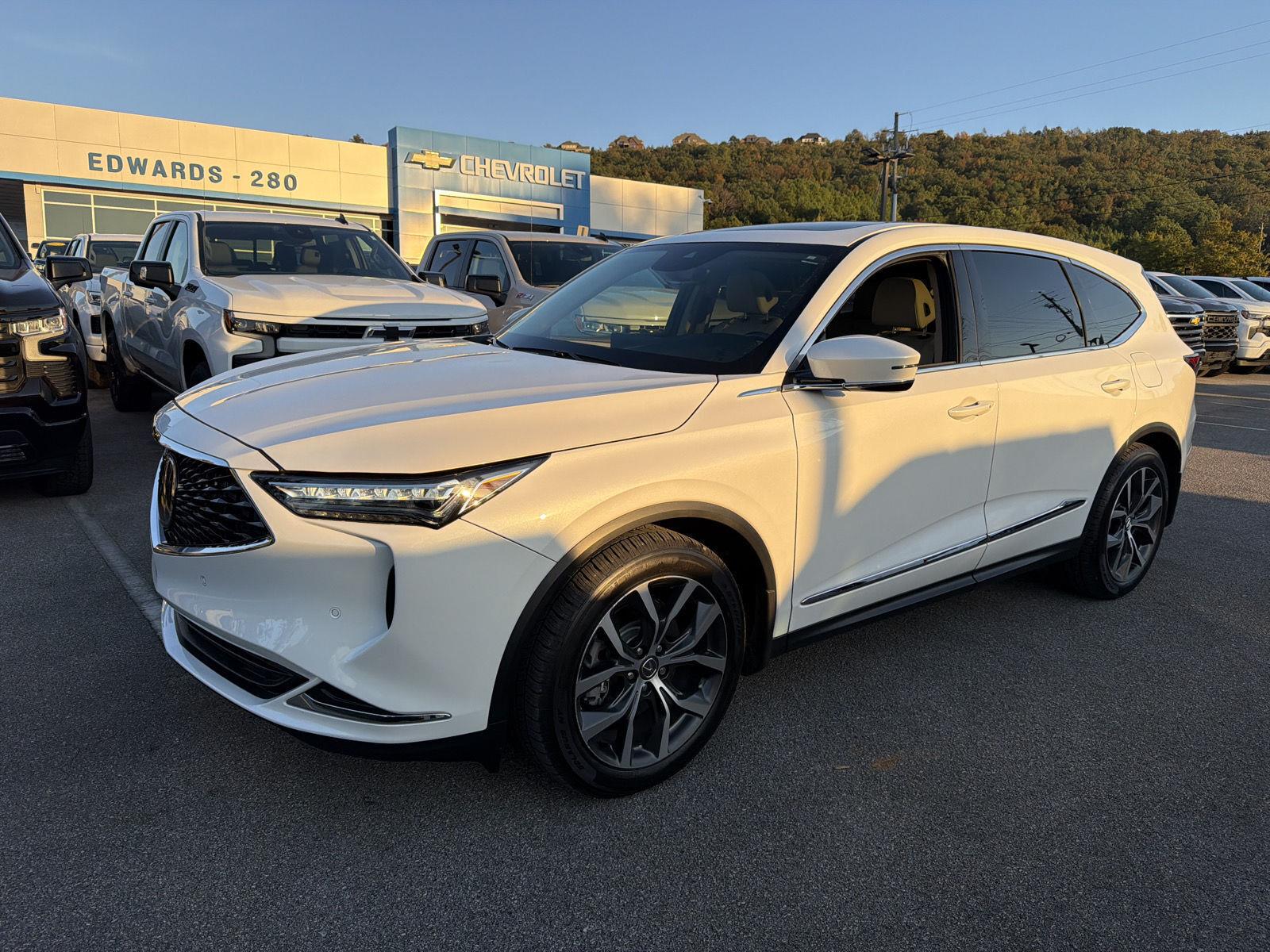 Platinum White Pearl 2022 Acura MDX SUV / Crossover Front-Wheel Drive Automatic