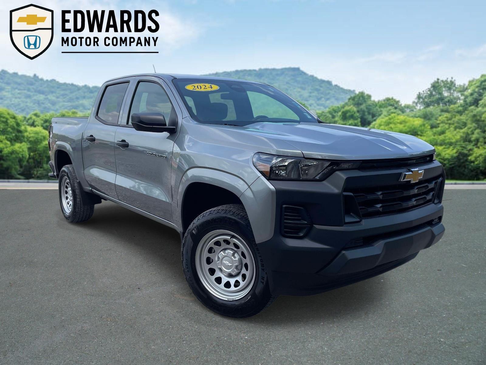 Sterling Gray Metallic 2024 Chevrolet Colorado Work Truck Crew Cab RWD Pickup Truck 4X2 8-Speed Automatic