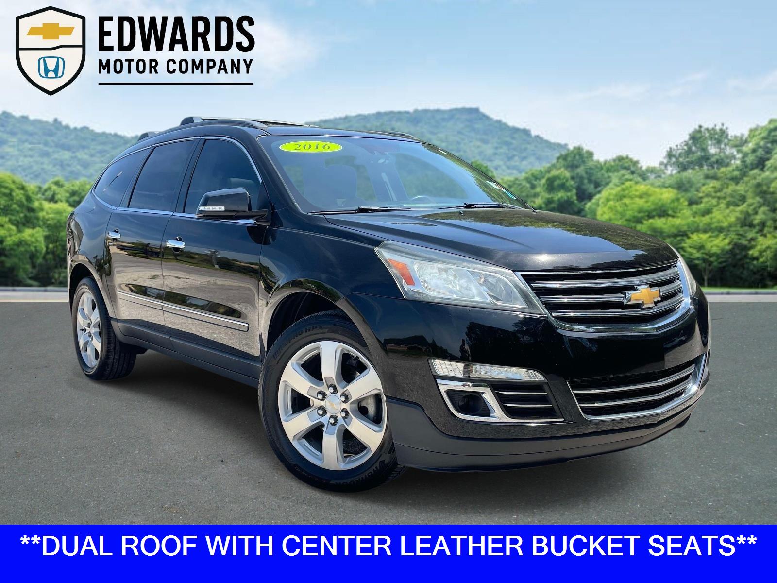 Mosaic Black Metallic 2016 Chevrolet Traverse LTZ FWD SUV / Crossover Front-Wheel Drive 6-Speed Automatic