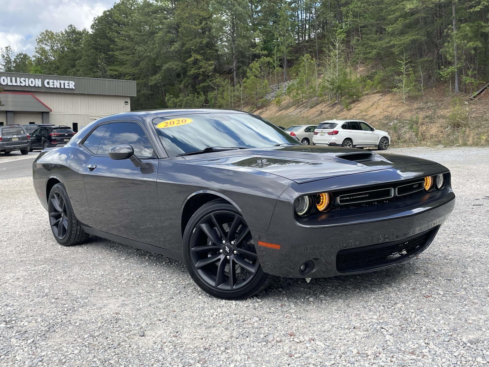 Gray (Granite Pearlcoat) 2020 Dodge Challenger GT RWD Coupe Rear-Wheel Drive 8-Speed Automatic